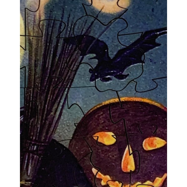 The Witches Cauldron (50 Pieces) Mini Halloween Wooden Jigsaw Puzzle UK