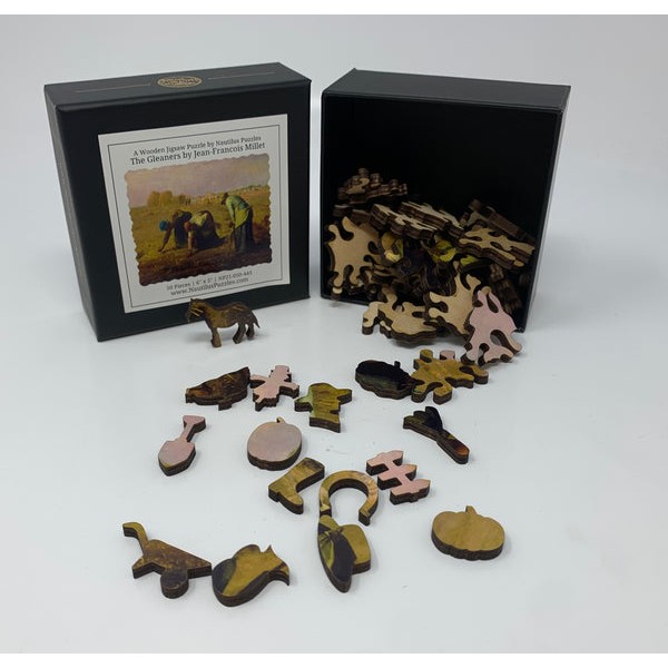 The Gleaners (50 Piece Mini Autumn Wooden Jigsaw Puzzle) UK