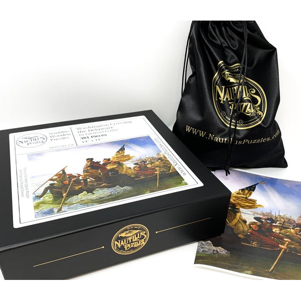 Washington Crossing the Delaware - 381 Piece Wooden Jigsaw Puzzle UK