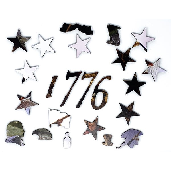 Washington Crossing the Delaware - 381 Piece Wooden Jigsaw Puzzle UK