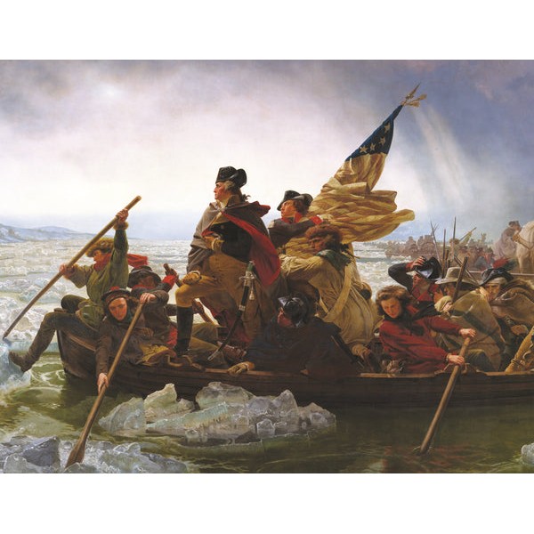 Washington Crossing the Delaware - 381 Piece Wooden Jigsaw Puzzle UK