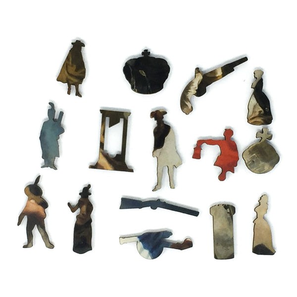 Liberty Leading The People (466 Pieces) by Eugene Delacroix, Wooden Jigsaw Puzzle UK