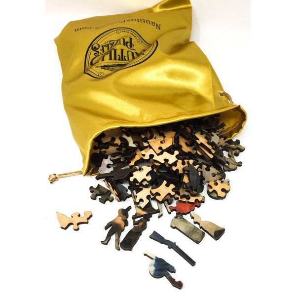 Liberty Leading The People (466 Pieces) by Eugene Delacroix, Wooden Jigsaw Puzzle UK