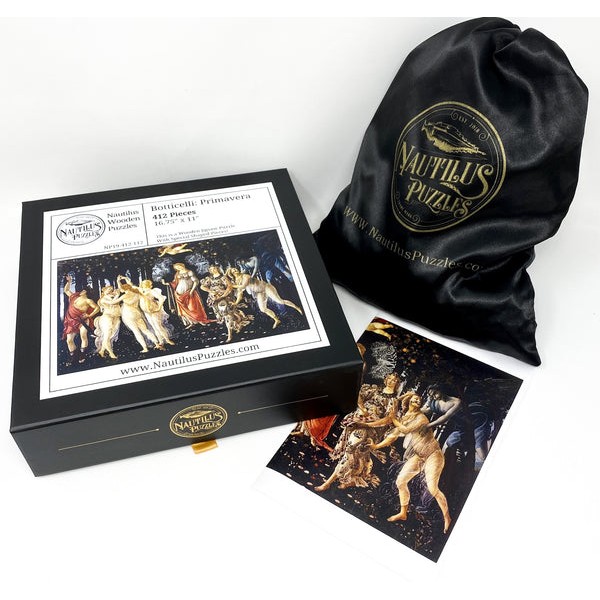 Botticelli’s Primavera (412 Piece Wooden Jigsaw Puzzle) UK