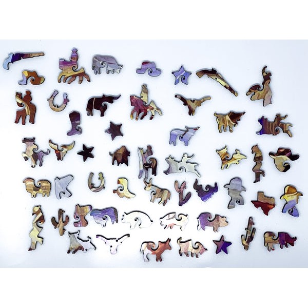 Old Texas  (250 Pieces) by William Herbert Dunton, Wooden Jigsaw Puzzle UK