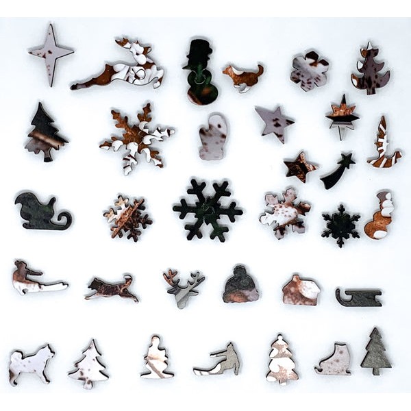 Christmas Cocoa Time - 200 Piece Christmas Wooden Jigsaw Puzzle UK