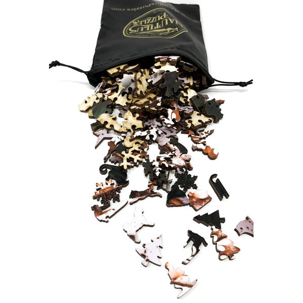 Christmas Cocoa Time - 200 Piece Christmas Wooden Jigsaw Puzzle UK