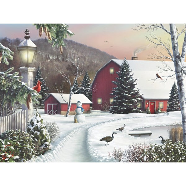 First Snow of Winter (475 Piece Wooden Jigsaw Puzzle) UK