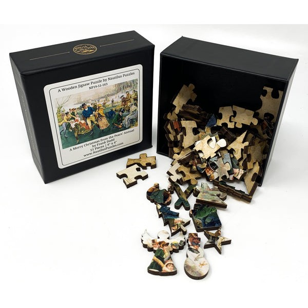 A Merry Christmas from the Pears' Annual (51 Piece Mini Christmas Wooden Puzzle) UK