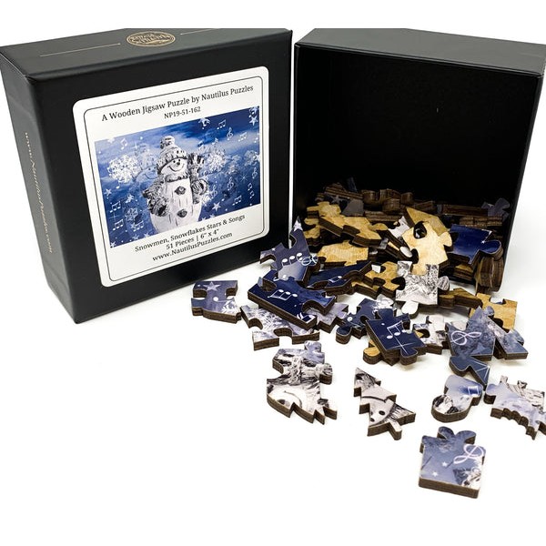 Snowmen, Snowflakes Stars & Songs (51 Piece Mini Christmas Puzzle) UK