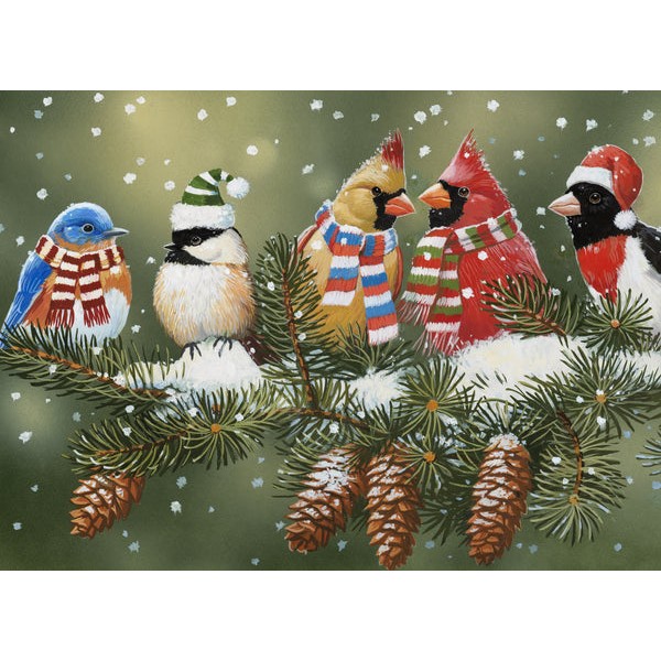 Wrapped Up for Winter (358 Piece Winter Wooden Jigsaw Puzzle) UK