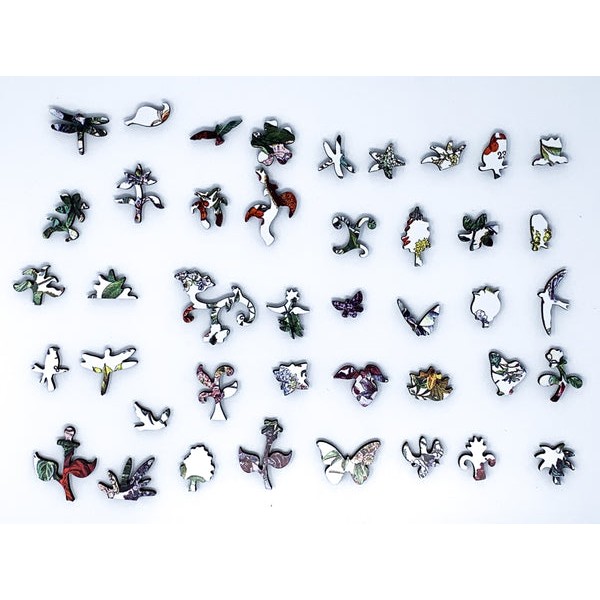 Flowers - Trees & Shrubs (464 Piece Wooden Jigsaw Puzzle) UK