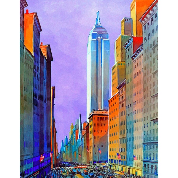 5th Avenue, New York City (334 Piece Wooden Jigsaw Puzzle) UK