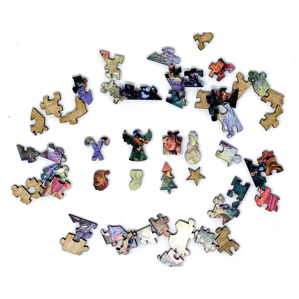 The Christmas Fairy (51 Pieces) Mini Wooden Christmas Jigsaw Puzzle UK