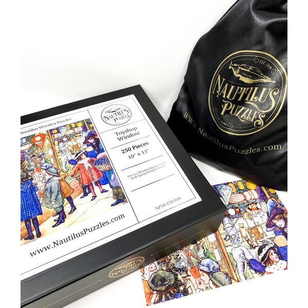 Toyshop Window (250 Pieces) Wooden Christmas Jigsaw Puzzle UK