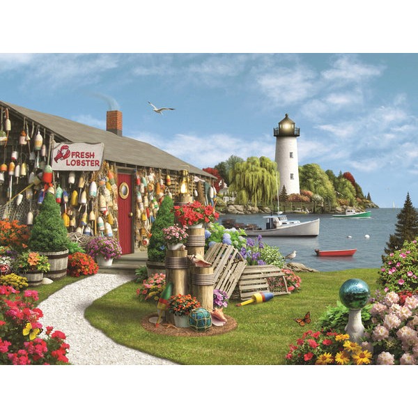 Lobster Cove (473 Piece Wooden Jigsaw Puzzle) UK