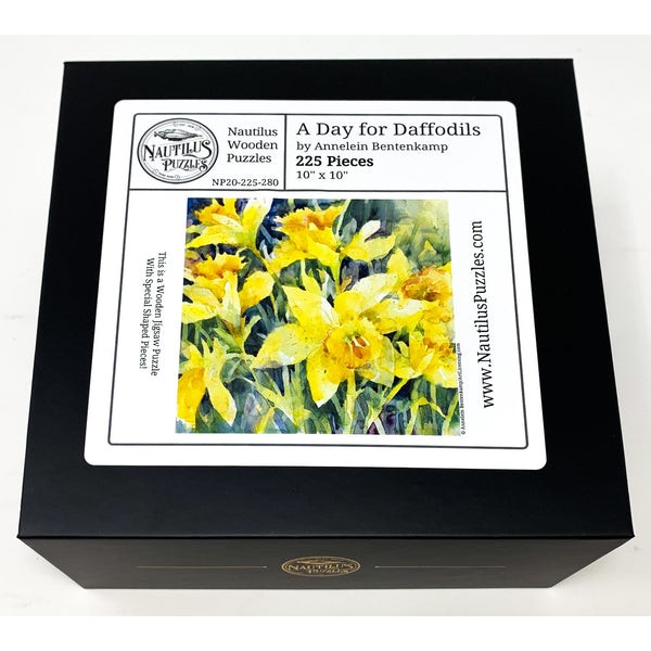 A Day for Daffodils (225 Piece Wooden Jigsaw Puzzle) UK