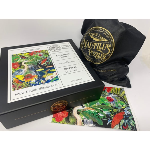 Enchanted Garden - 434 Piece Wooden Jigsaw Puzzle UK