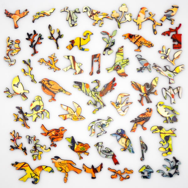 27 Birds (452 Piece Wooden Jigsaw Puzzle) UK