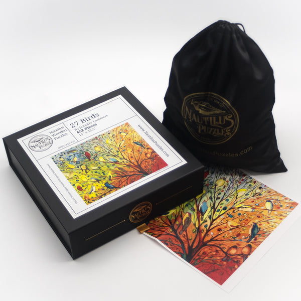 27 Birds (452 Piece Wooden Jigsaw Puzzle) UK