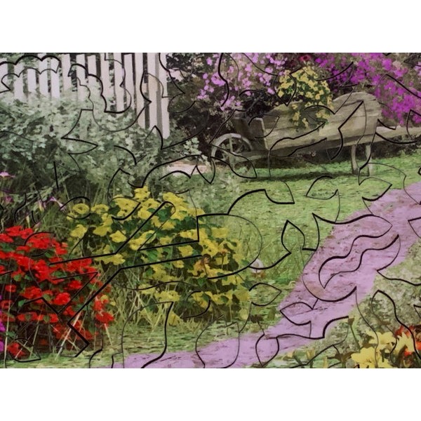 Woodland Walk Cottage (365 Piece Wooden Jigsaw Puzzle) UK