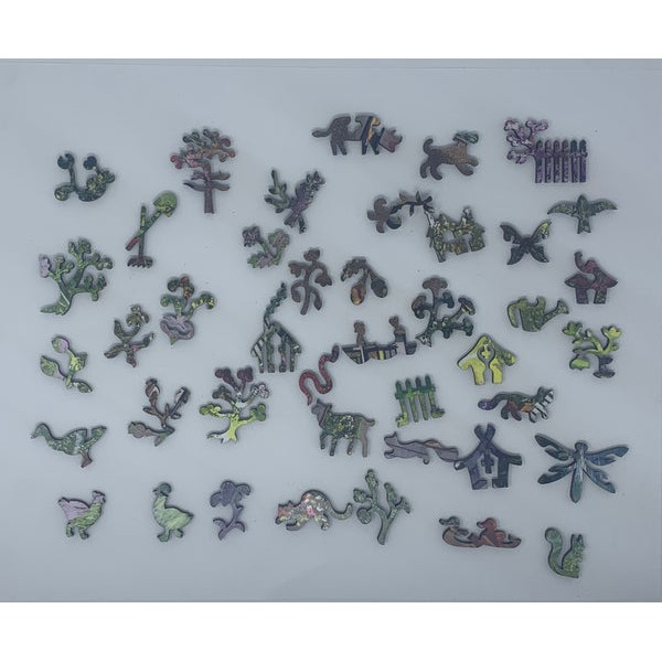 Woodland Walk Cottage (365 Piece Wooden Jigsaw Puzzle) UK