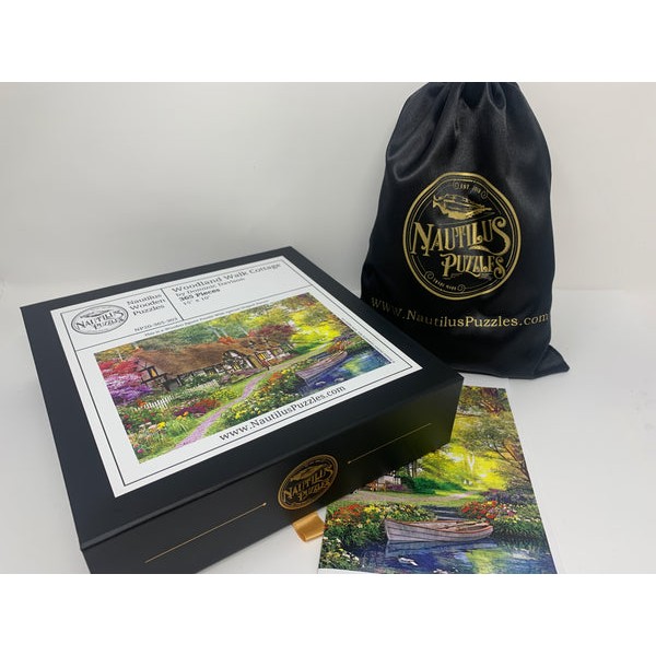 Woodland Walk Cottage (365 Piece Wooden Jigsaw Puzzle) UK