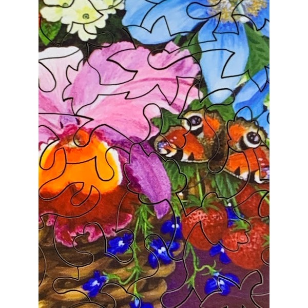 Joys of a Lifetime (332 Piece Flower Wooden Jigsaw Puzzle) UK