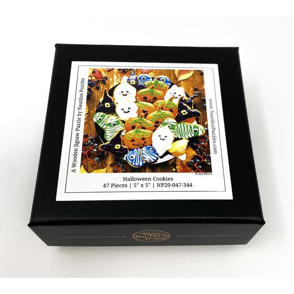 Halloween Cookies (47 Piece Mini Halloween Wooden Jigsaw Puzzle) UK