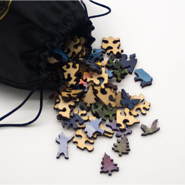 Blue Ridge Sunset - 200 Piece Wooden Jigsaw Puzzle UK