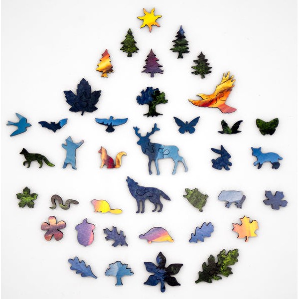 Blue Ridge Sunset - 200 Piece Wooden Jigsaw Puzzle UK