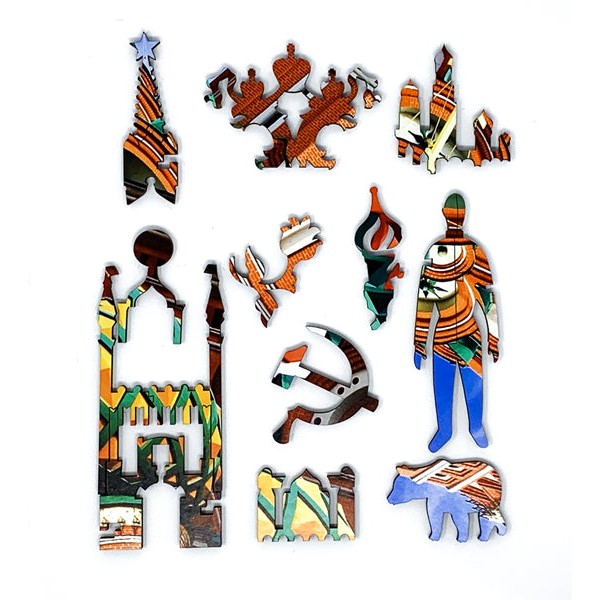 St Basil's Cathedral, Moscow - 255 Piece Wooden Jigsaw Puzzle UK