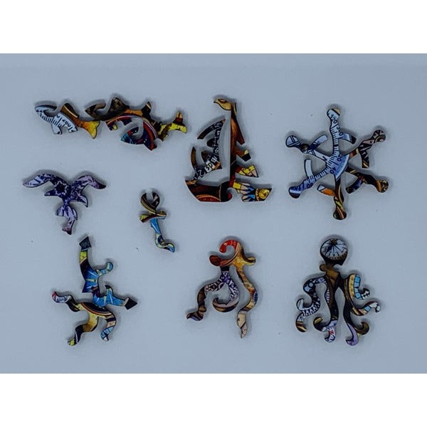 Compasses - 49 Piece MINI Wooden Jigsaw Puzzle UK