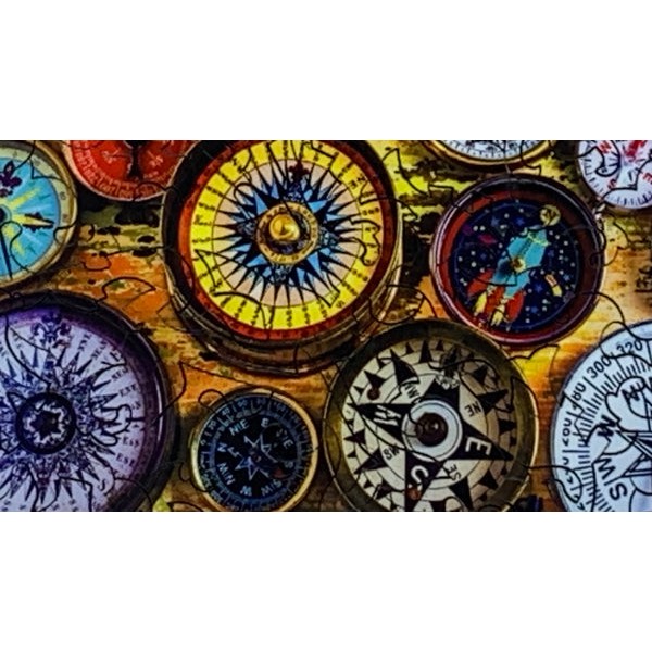 Compasses - 49 Piece MINI Wooden Jigsaw Puzzle UK