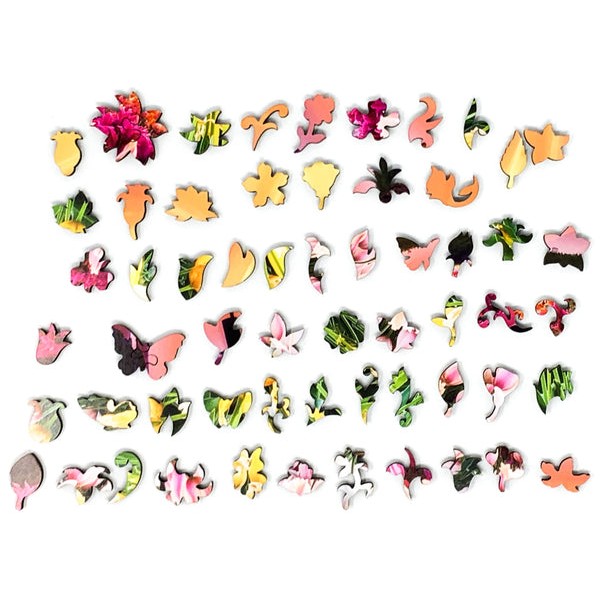 Rainbow Fields (255 Piece Wooden Jigsaw Puzzle) UK