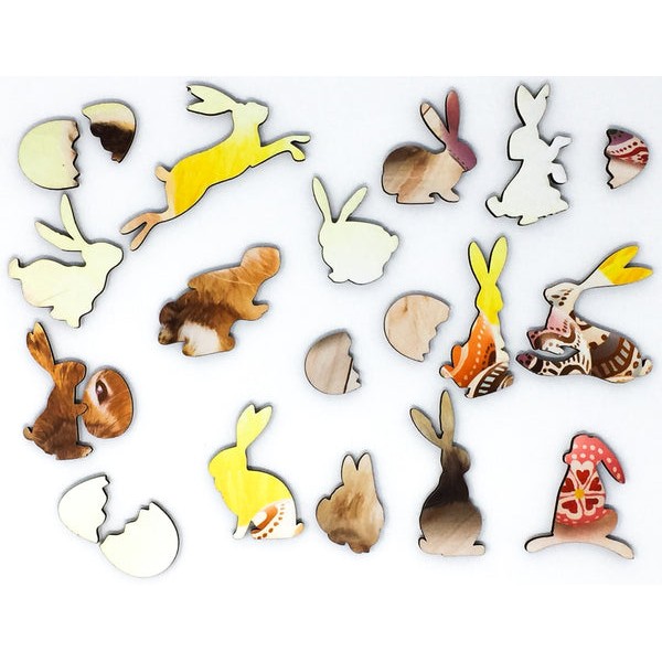 Easter's on it's Way - 236 Piece Easter Wooden Jigsaw Puzzle UK