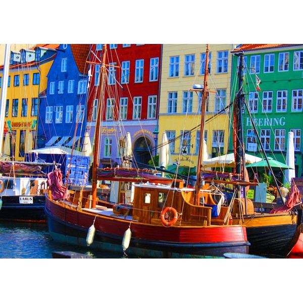 Nyhavn, Copenhagen (416 Piece Wooden Jigsaw Puzzle) UK