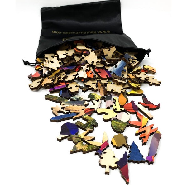 Hot Air Balloons Over Phu Langka, Thailand - 225 Piece Wooden Jigsaw Puzzle UK