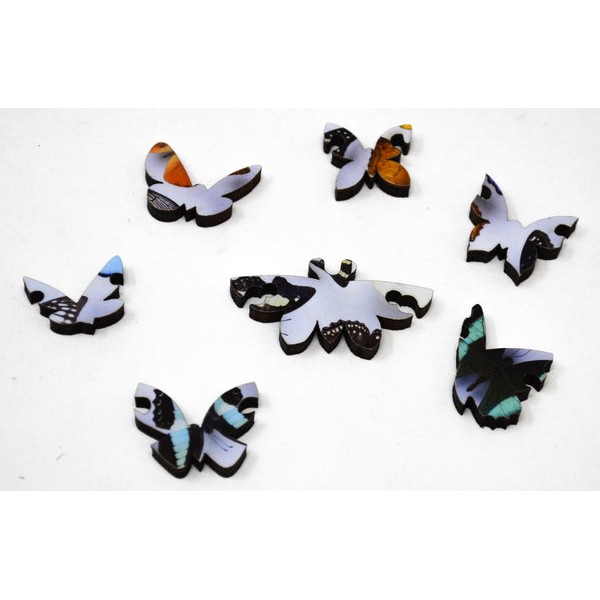 Butterfly Collection (77 Pieces) Mini Wooden Butterfly Puzzle UK