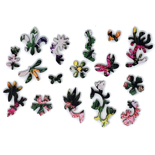 French Flower Market (122 Piece Wooden Jigsaw Puzzle) UK