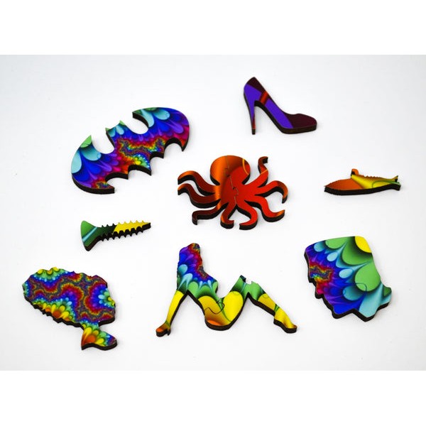 Trippy (250 Piece Wooden Jigsaw Puzzle) UK