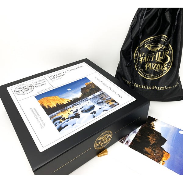 Winter in Yosemite - 240 Piece Wooden Jigsaw Puzzle UK