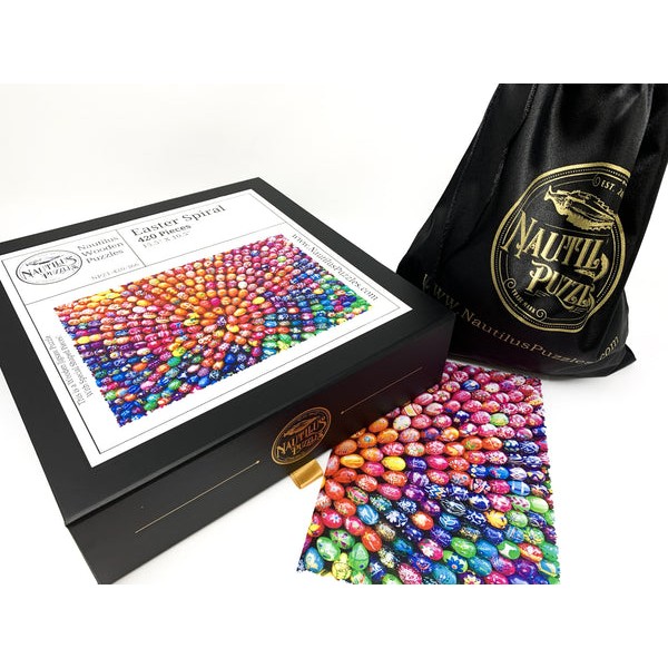 Easter Spiral (420 Piece Easter Wooden Jigsaw Puzzle) UK
