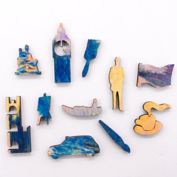 The Houses of Parliament by Monet (59 Piece Mini Wooden Jigsaw Puzzle) UK