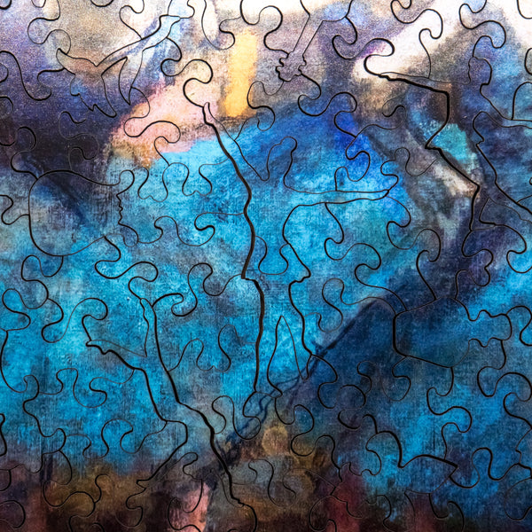 Blue Dancers by Edgar Degas (180 Piece Wooden Jigsaw Puzzle) UK