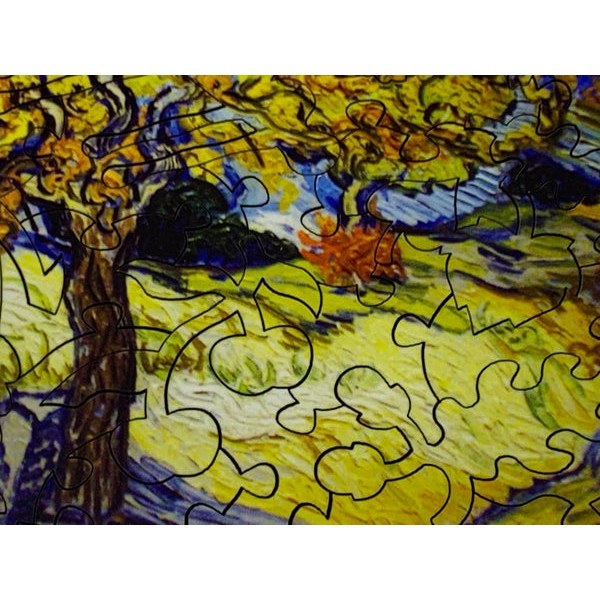 The Mulberry Tree by Vincent Van Gogh (50 Piece Mini Wooden Jigsaw Puzzle) UK