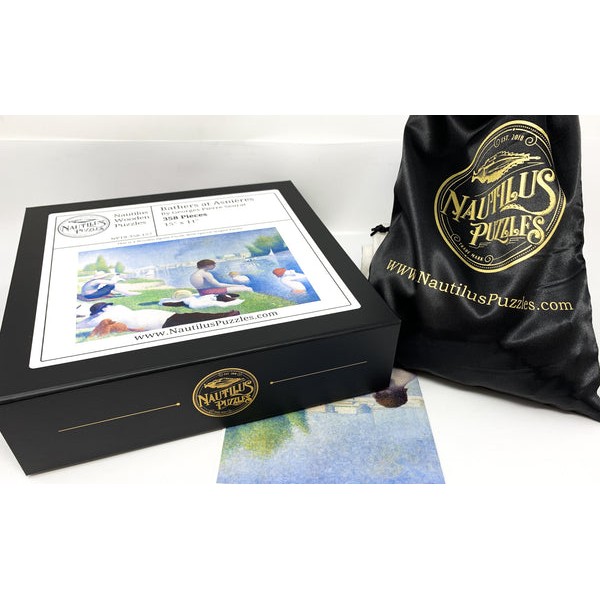 Bathers at Asnières by Georges Seurat (358 Piece Wooden Jigsaw Puzzle) UK