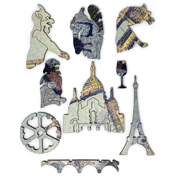 The Quai Saint-Michel and Notre-Dame - 300 Piece Wooden Jigsaw Puzzle UK