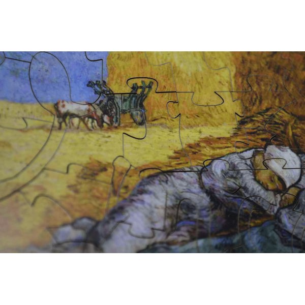The Siesta by Vincent Van Gogh (50 Pieces) Mini Wooden Jigsaw Puzzle UK