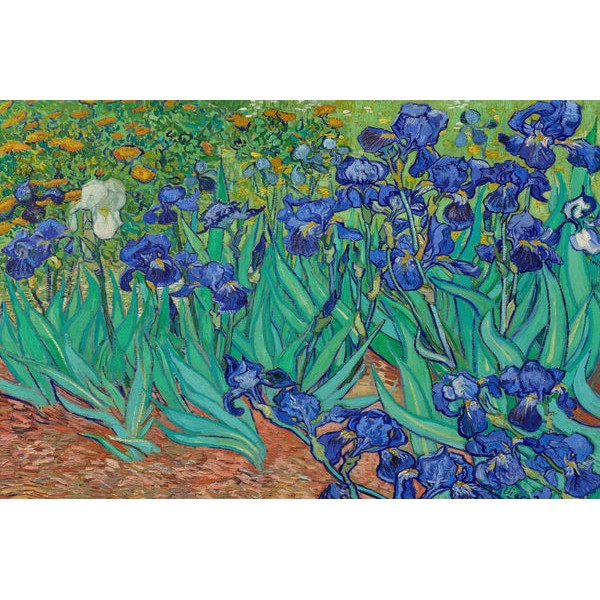 Irises by Vincent Van Gogh (50 Piece Mini Wooden Jigsaw Puzzle) UK